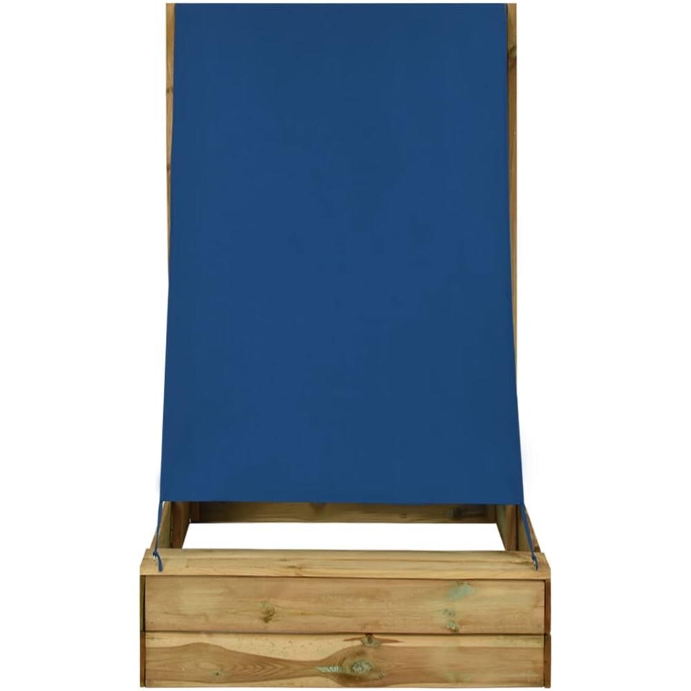 Sabbiera con Tetto 80x60x97,5 cm Legno di Pino Impregnato - Foto 3