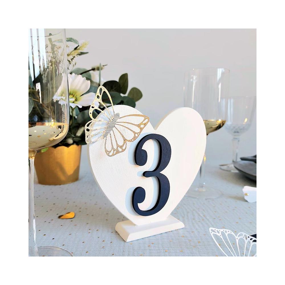 12 Numeri In Legno Da Incollare 10 Cm - Foto 1