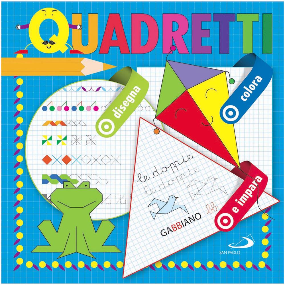 Cristina Raiconi - Quadretti. Disegna, colora e impara. Ediz. illustrata - Foto 1