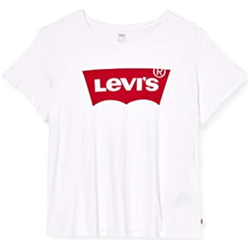 Levi's Plus Size Pl Perfect Tee T-shirt, Bianco (plus Batwing White 0000), Xxl Donna - Foto 1