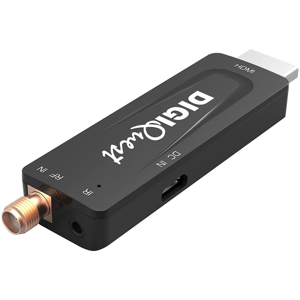 Decoder Digitale Terrestre T2 Stick con Alimentato Porta USB della TV DVB-T2 HEVC Main 10 (10bit) Risoluzione Video Full HD Colore Nero - Foto 2