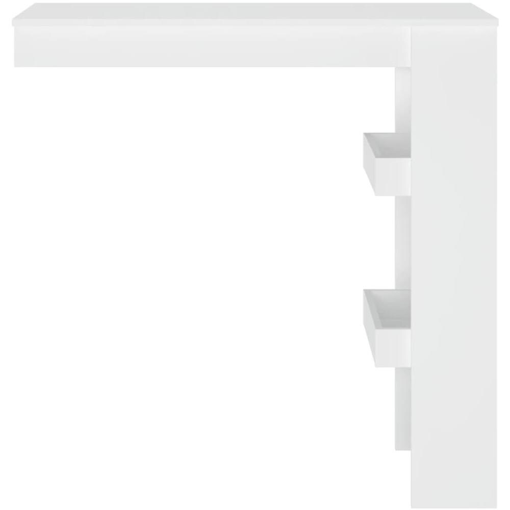 Bancone Da Muro Bianco 102x45x103,5 Cm In Legno Compensato - Foto 3