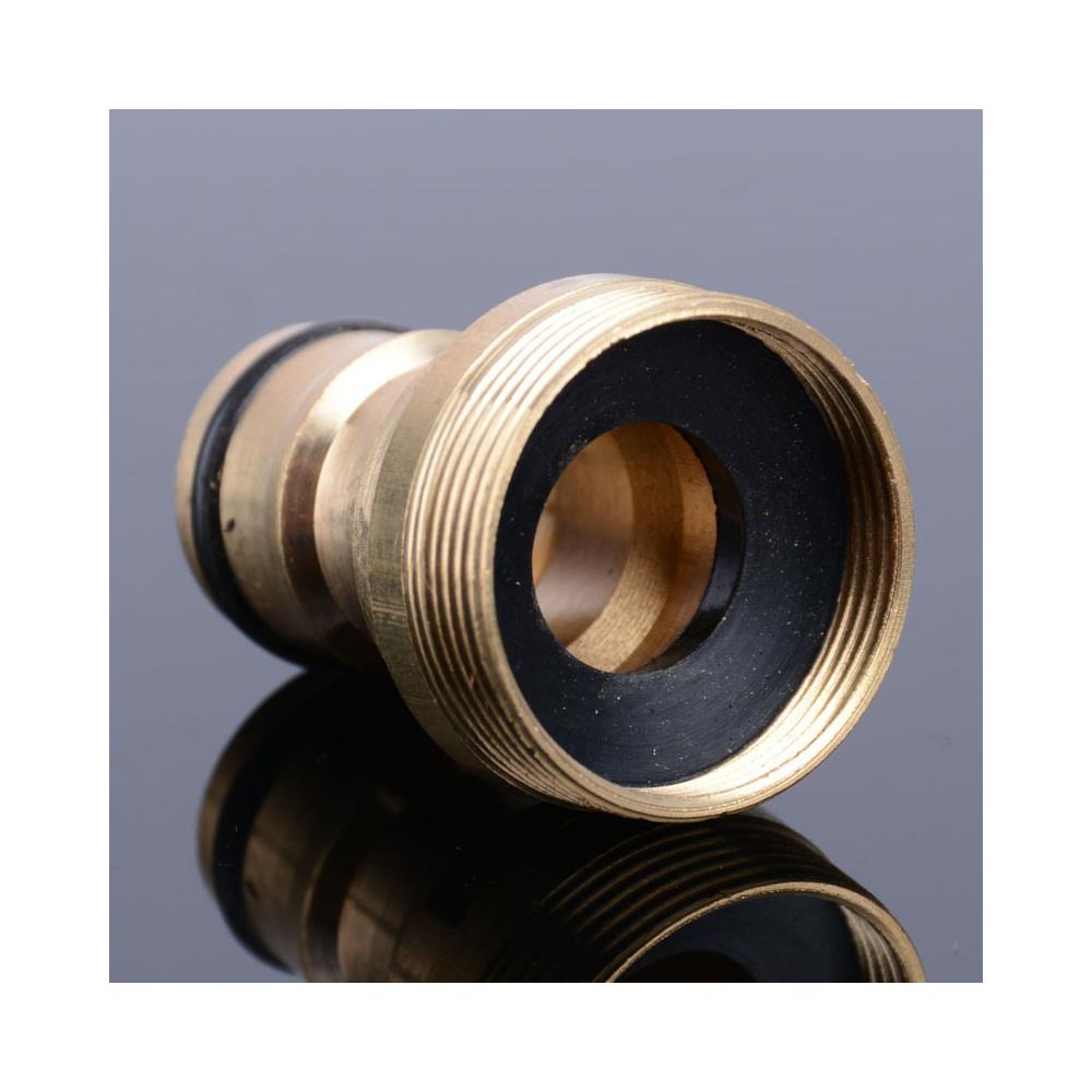 Raccordi Per Rubinetti Da 2 Pezzi Connettore Per Nipplo 4/6 Con Filettatura Interna Ed Esterna Yellow - Foto 2