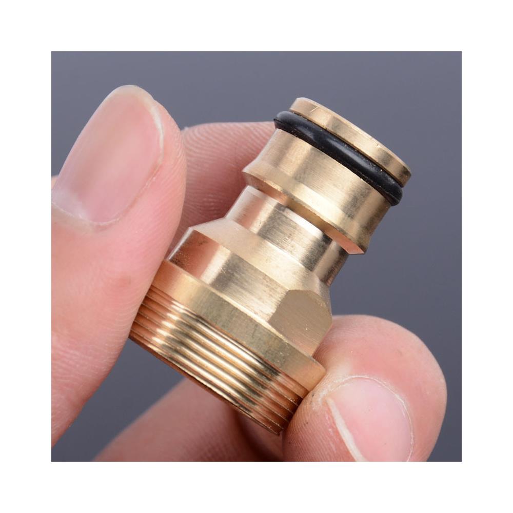 Raccordi Per Rubinetti Da 2 Pezzi Connettore Per Nipplo 4/6 Con Filettatura Interna Ed Esterna Yellow - Foto 4