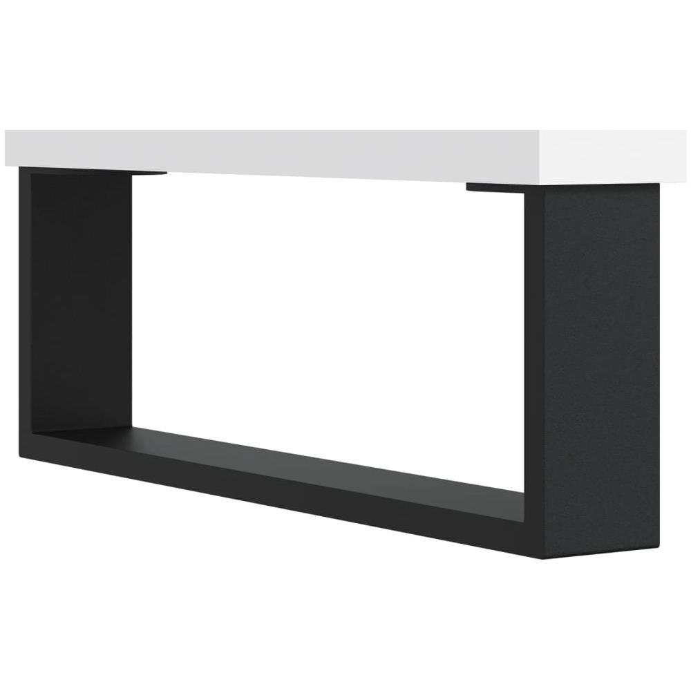 Comodini 2 Pz Bianchi 40x30x50 Cm In Legno Multistrato - Foto 7