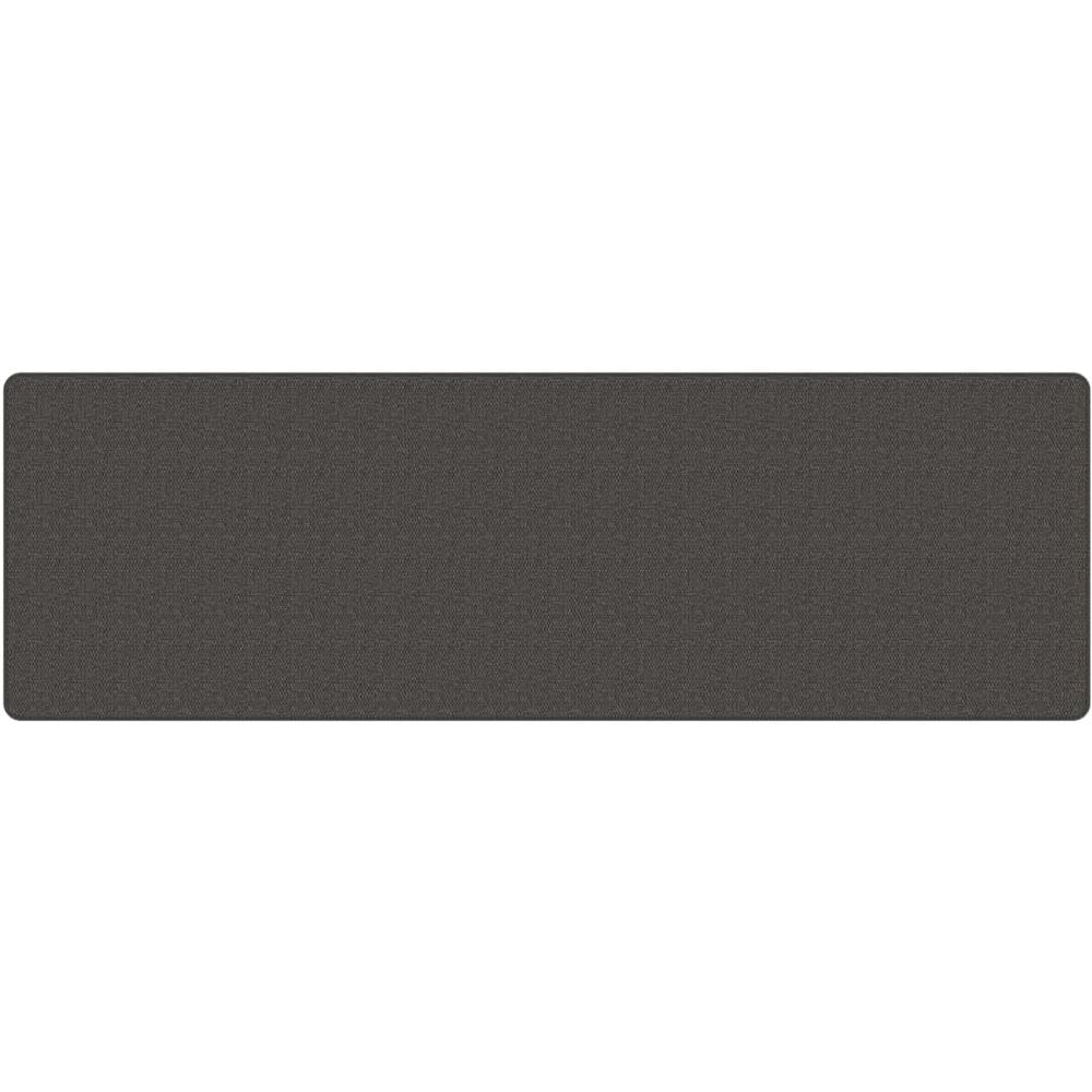 Tappeto Corsia Aspetto Sisal Antracite 80x250 Cm - Foto 3