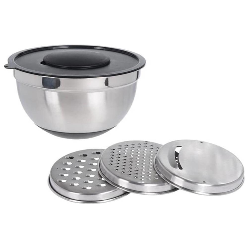 Ciotola Con Grattugie 4 Pz In Acciaio Inox - Foto 1