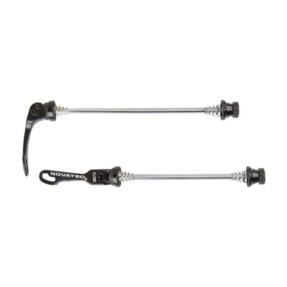 Set Sganci Rapidi Anterire E Posteriore Alluminio Nero - Foto 1