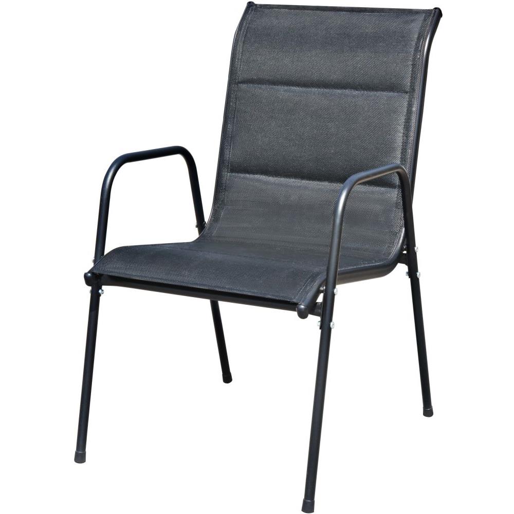 Set Mobili Da Giardino 5 Pz 80x71 Cm Nero - Foto 7