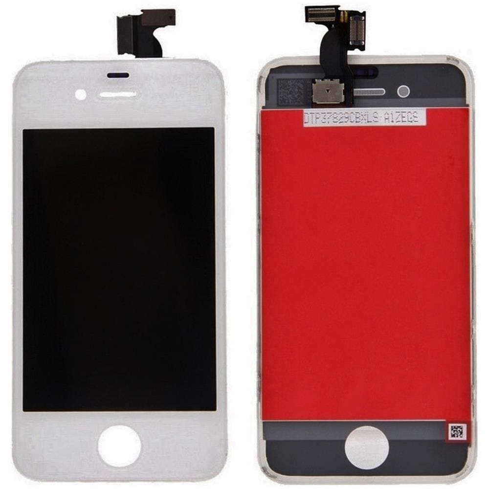 Touch Screen Lcd Display Retina Schermo + Frame Per Apple Iphone 4 4g Bianco - Foto 2