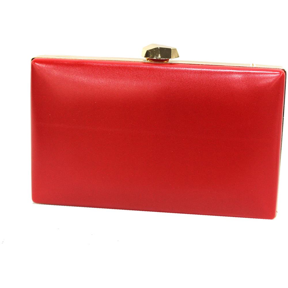 Pochette In Pelle Italiana Donna - Clutch Tracollina Regolabile