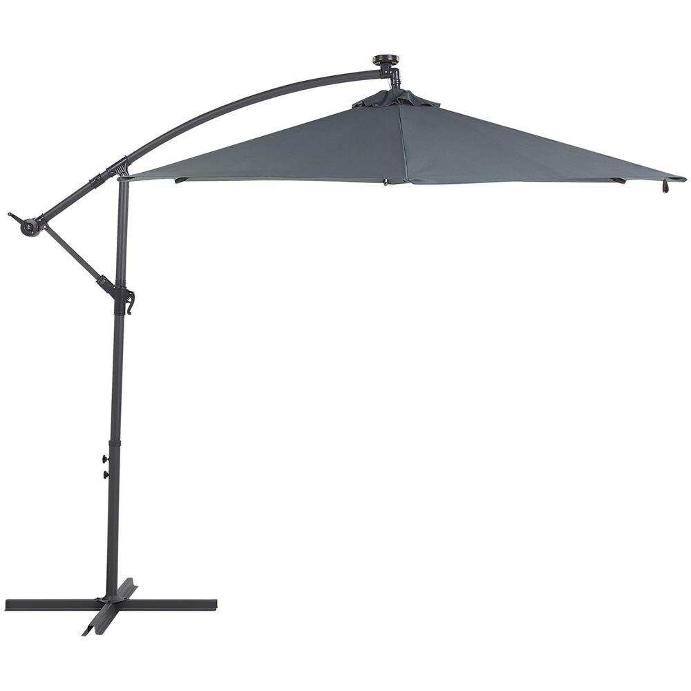 Ombrellone A Sbalzo Led 285 Cm Corval Grigio Grafite - Foto 1