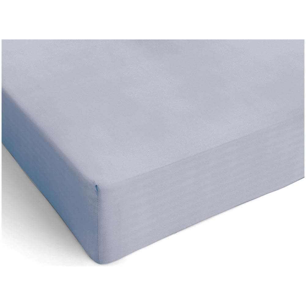 Lenzuolo Sotto Con Angoli In Microfibra - Matrimoniale 160/170 X 190/200 X 25 Cm - Azzurro - Foto 1