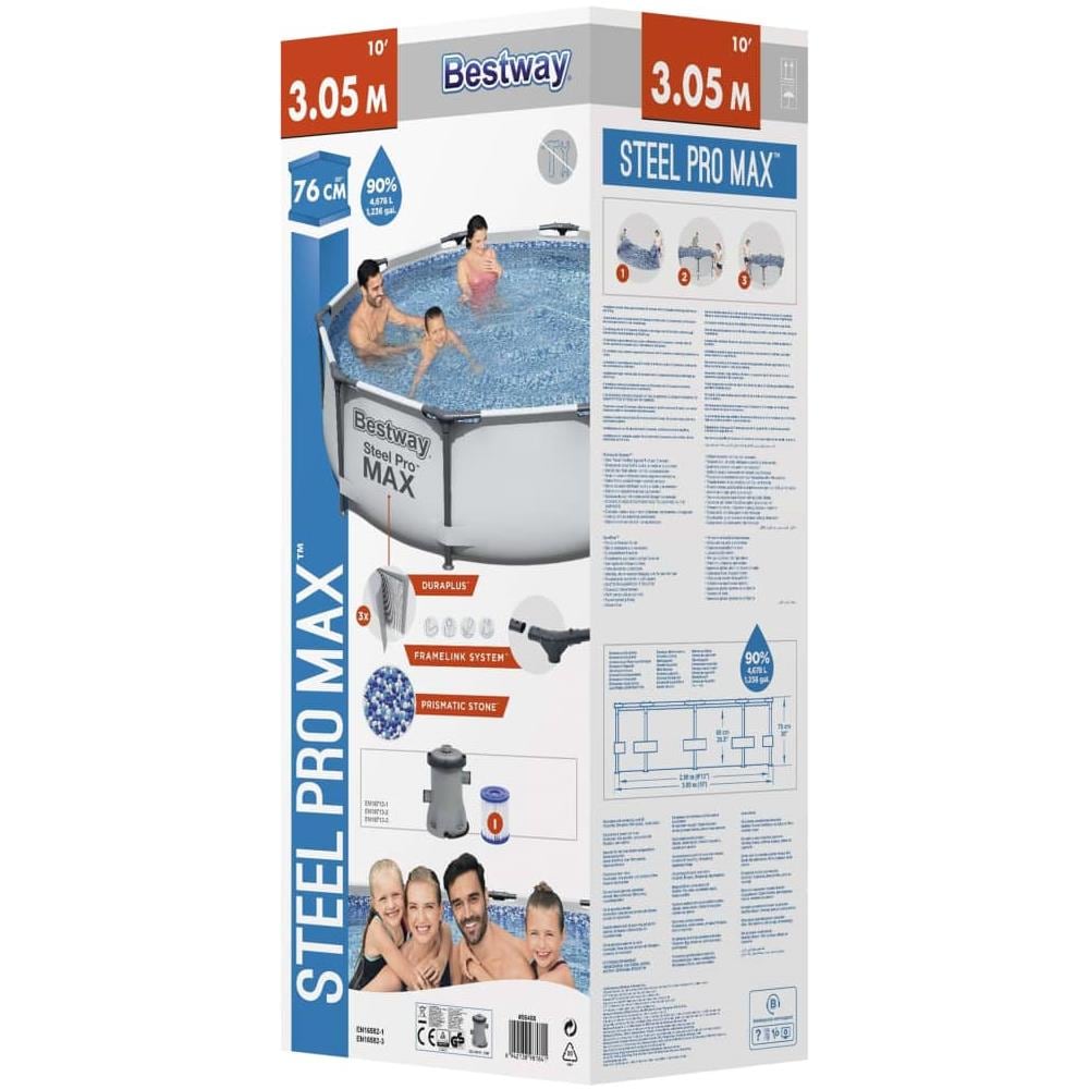 Set Piscina Steel Pro MAX 305x76 cm - Foto 4