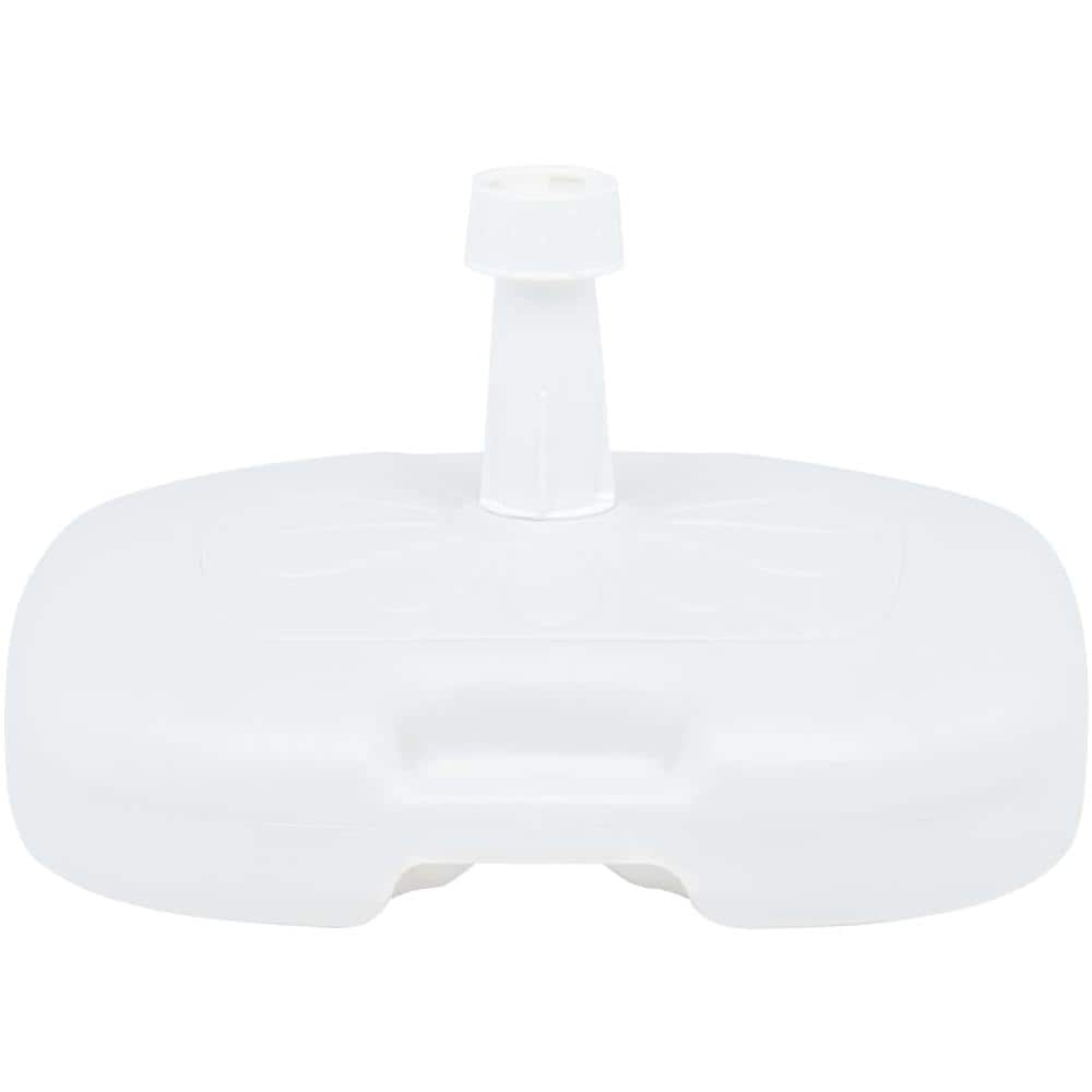 Base Ombrellone Riempibile con Sabbia / Acqua 16L Bianca Plastica - Foto 1