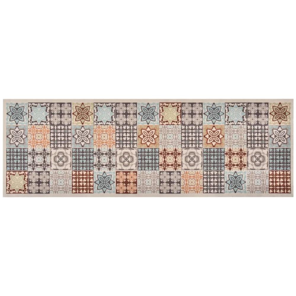 Tappetino da Cucina Lavabile Mosaico a Colori 60x300 cm - Foto 1