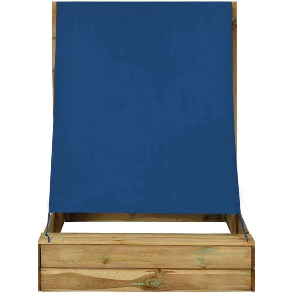 Sabbiera con Tetto 160x100x133 cm Legno di Pino Impregnato - Foto 2