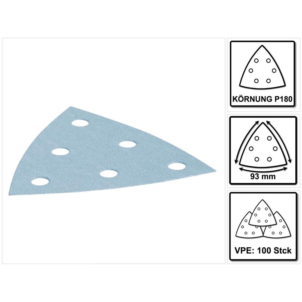 Stf V 93/6 Foglio Abrasivo P180 Gr / 100 Granat - 100 Pezzi (497396)  - Foto 1