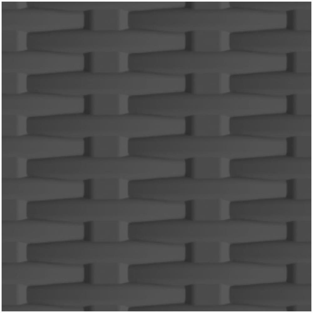 Armadietto In Plastica 68x39x92 Cm Design Rattan - Foto 3