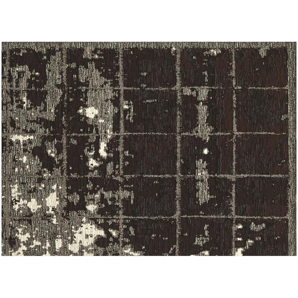 Tappeto Velour Antiscivolo Da Camera E Salotto Disegno Urano Nero By Suardi Rotondo 200 Cm Nero - Foto 5