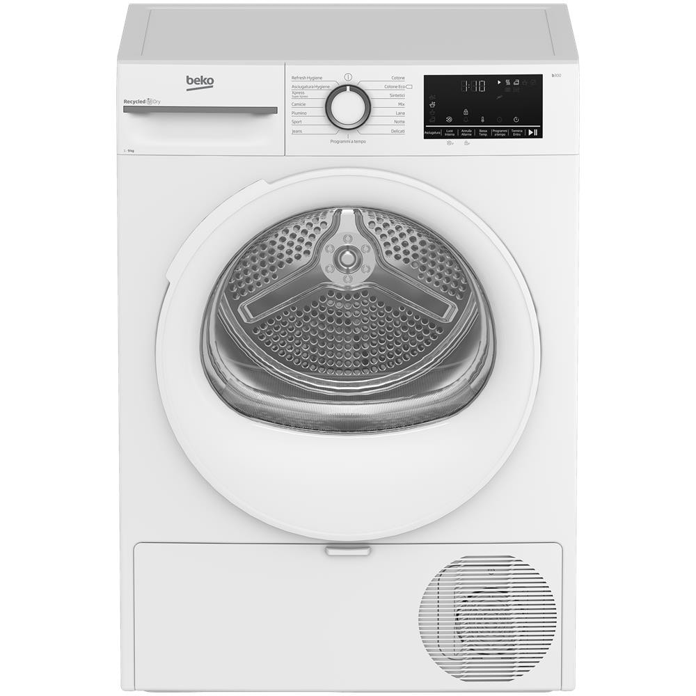 Asciugatrice BMT491WI 9 Kg Classe A+++ Pompa di calore - Foto 1