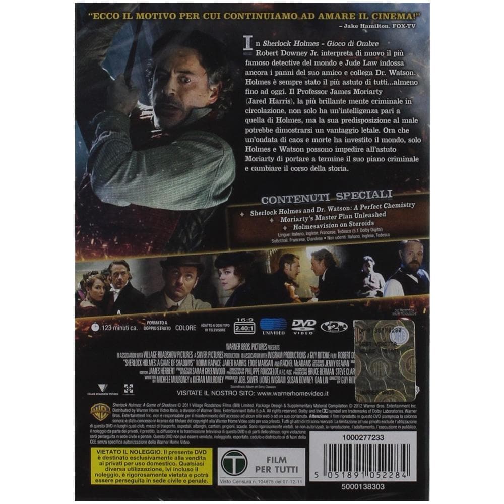 Sherlock Holmes - Gioco Di Ombre (Dvd)  - Foto 2