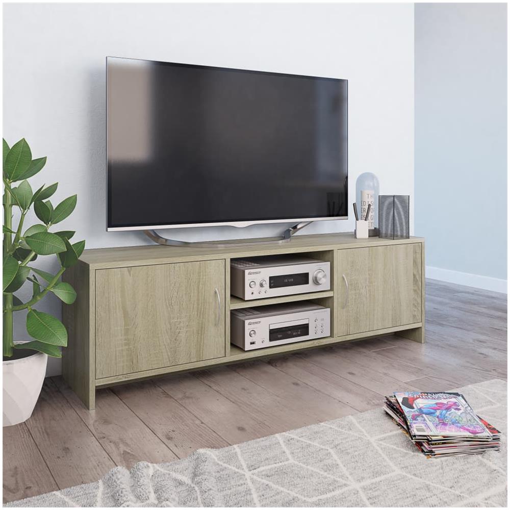 VidaXL Mobile Per TV Rovere Sonoma 100x35x40 Cm Legno Multistrato 86932008