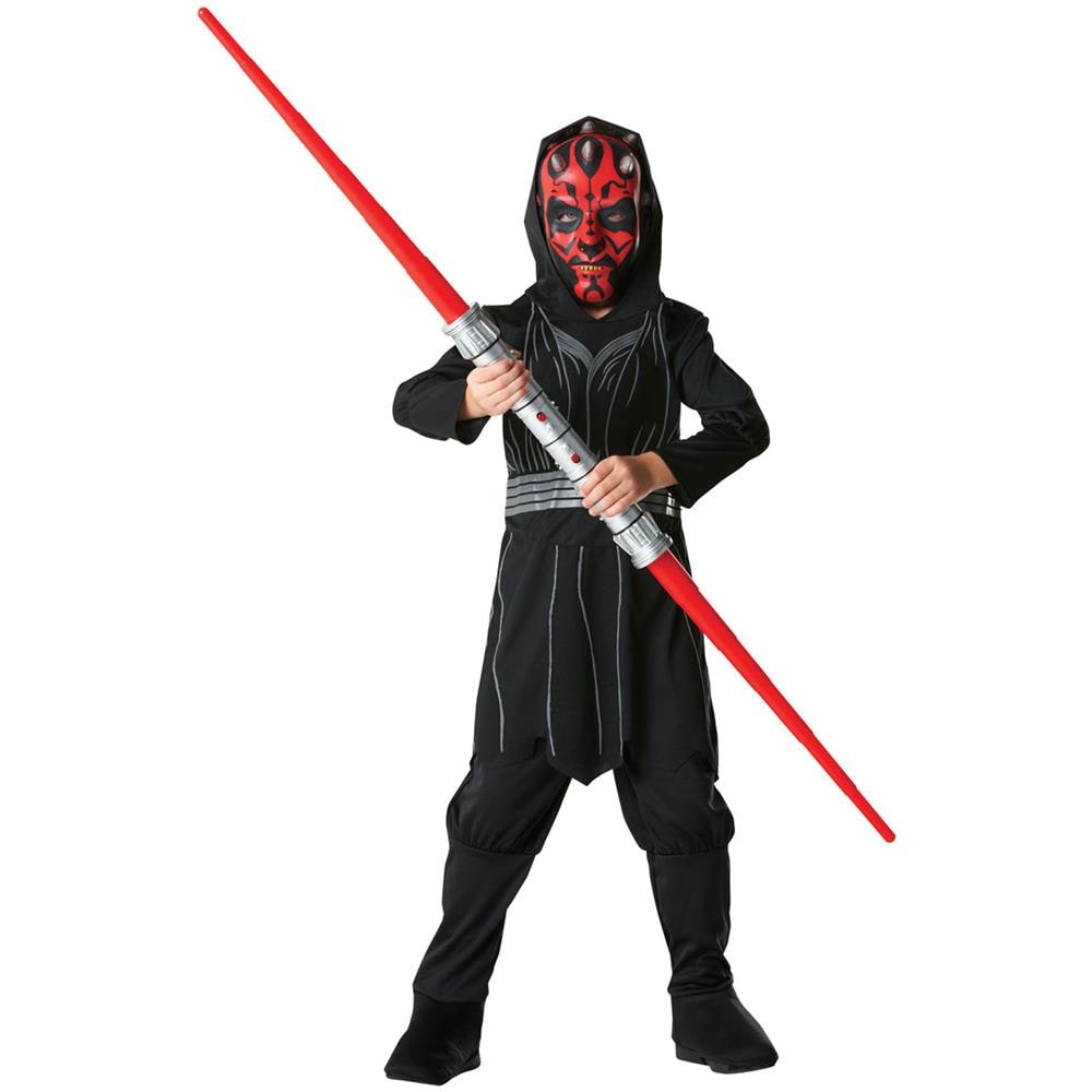 Travestimento Da Dart Maul Di Star Wars Per Adolescente - Taglia: 9/10 Anni (140 Cm)  - Foto 1