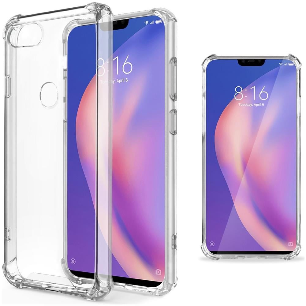 Cover Silicone Trasparente Per Xiaomi Mi 8 Lite, Mi 8 Youth, Mi 8x - Custodia Antiurto, Crystal Clear Case, Tpu Morbido - Foto 1