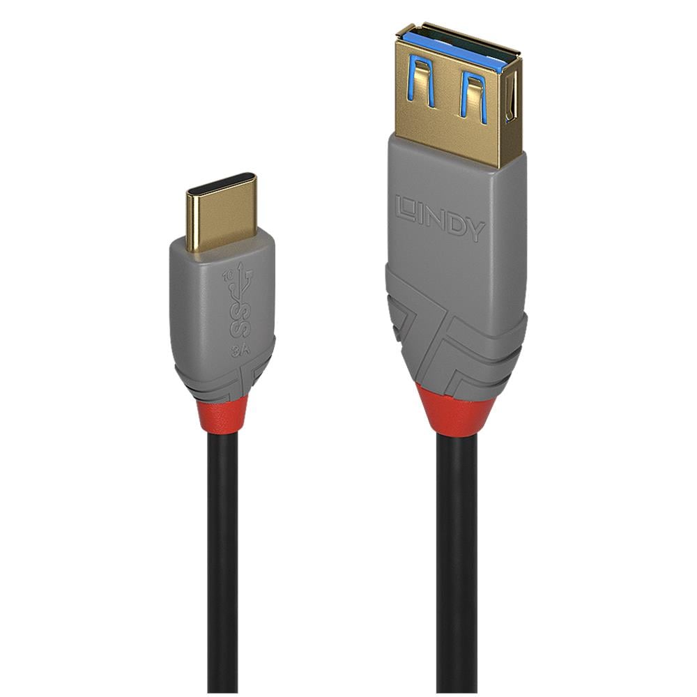 36895 0.15m USB C USB A Maschio Femmina Nero cavo USB - Foto 1