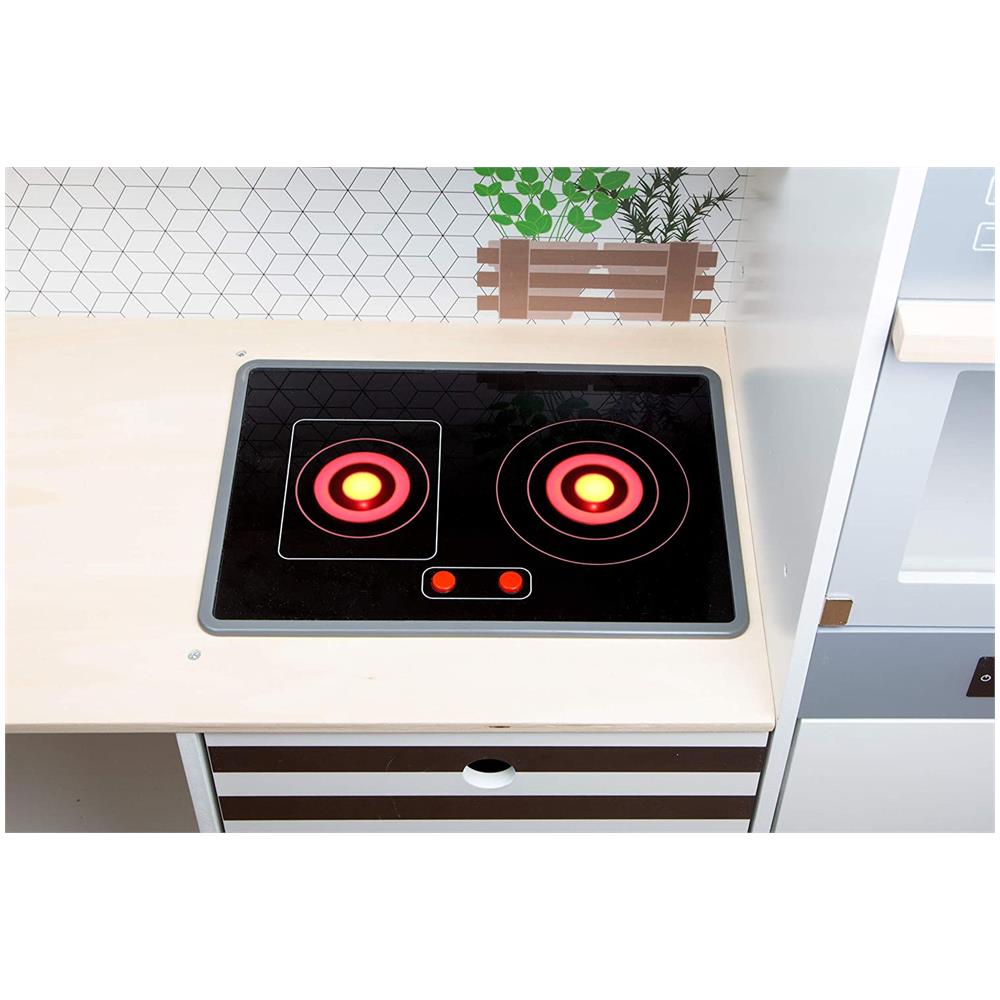 11464 Pentole E Padelle Legno Bambini Xl Cucina Multifunzionale - Foto 2