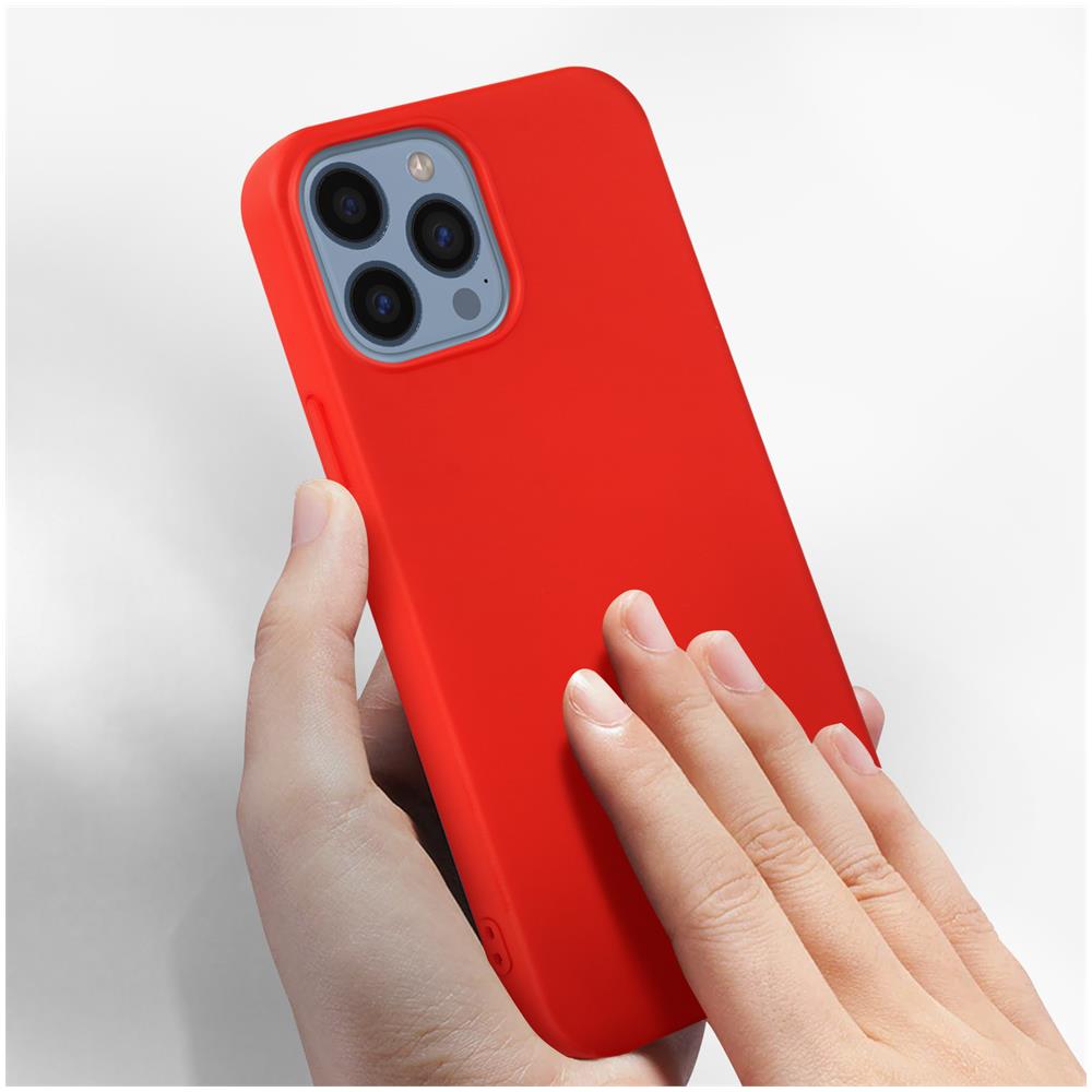 Cover Per Iphone 13 Pro Max In Silicone Semi-rigido Soft-touch Rossa - Foto 2