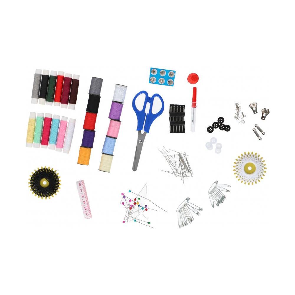 Set Di Articoli Da Cucito 34 X 19,5 Cm Poliestere / acciaio 139 Pezzi - Foto 1