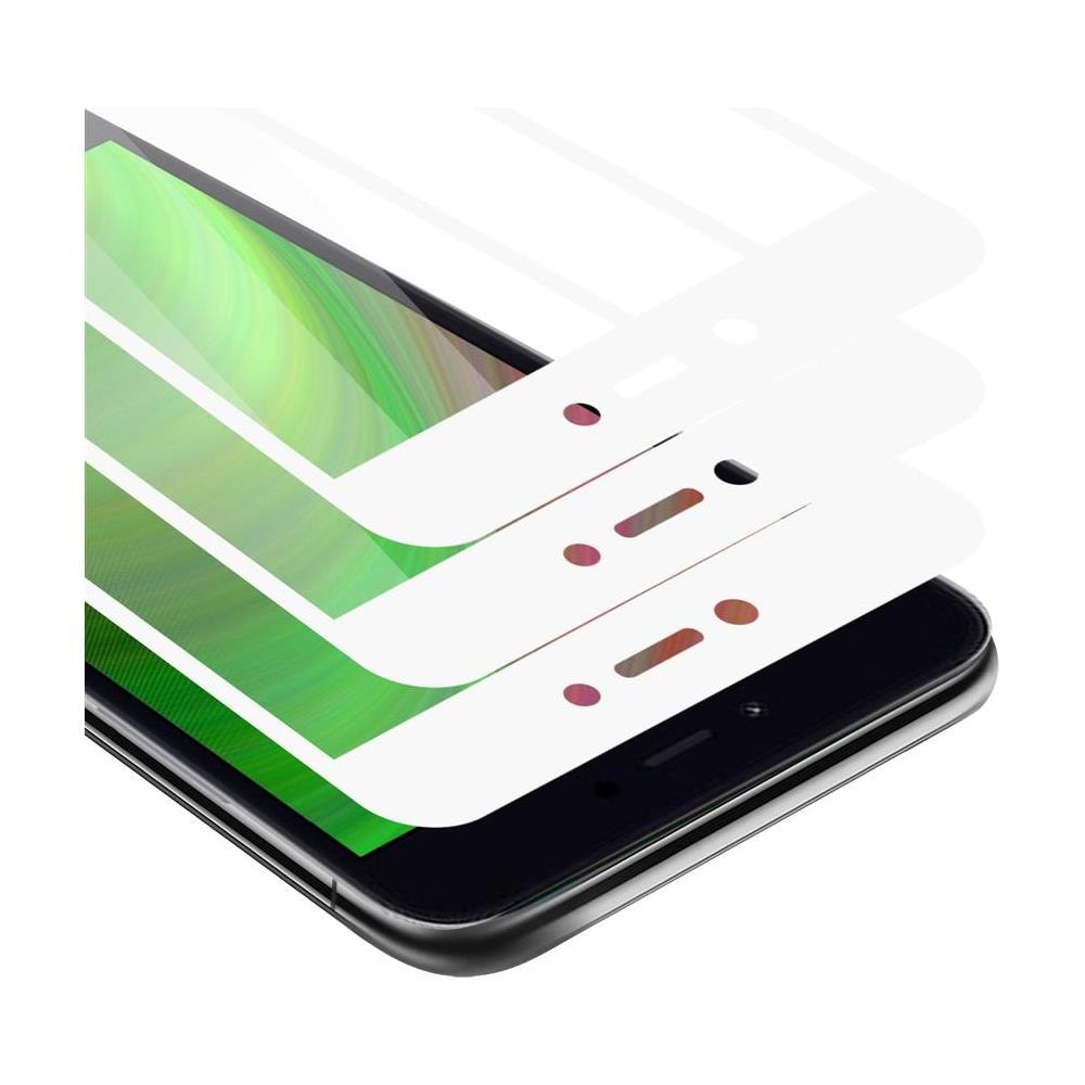 3x Pellicola Armatura A Schermo Intero Compatibile Con Xiaomi Redmi Note 5a In Trasparente Con Bianco - 3x Vetro Temperato (tempered) Di Protezione Del Display In Durezza 9h Con 3d Touch - Foto 1