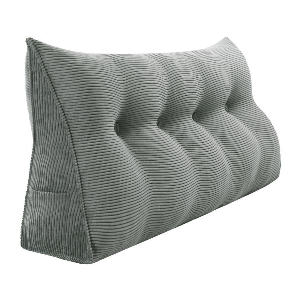 Cuscino A Cuneo Da Lettura Per Schienale, Cuscino Antireflusso Per Letto, Cuscini Gambe Lombare Di Supporto Per Divano, Grandi Testata Letto 120cm Lx20cm Px50cm A - Foto 1