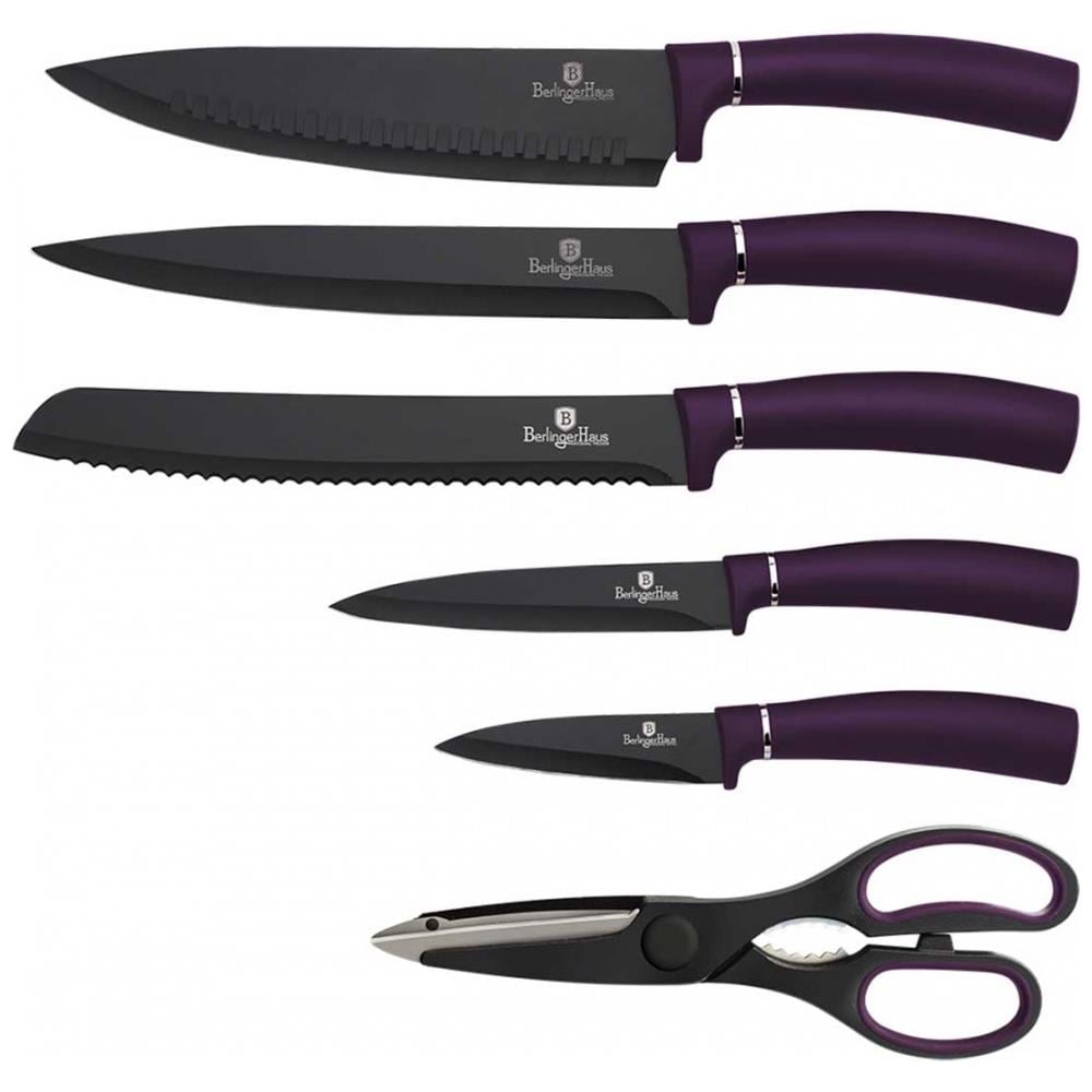 Bh-2584 Set Di Coltelli In Acciaio Inossidabile Da 7 Pezzi In Blocco - Foto 2