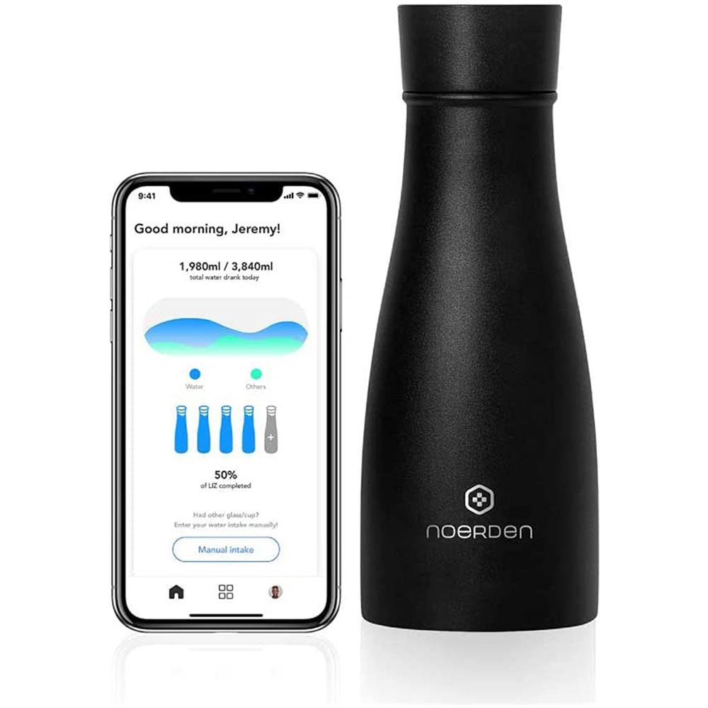 Bottiglia Smart Liz Pnd-0104 350 Ml Acciaio Inossidabile Nero - Foto 1