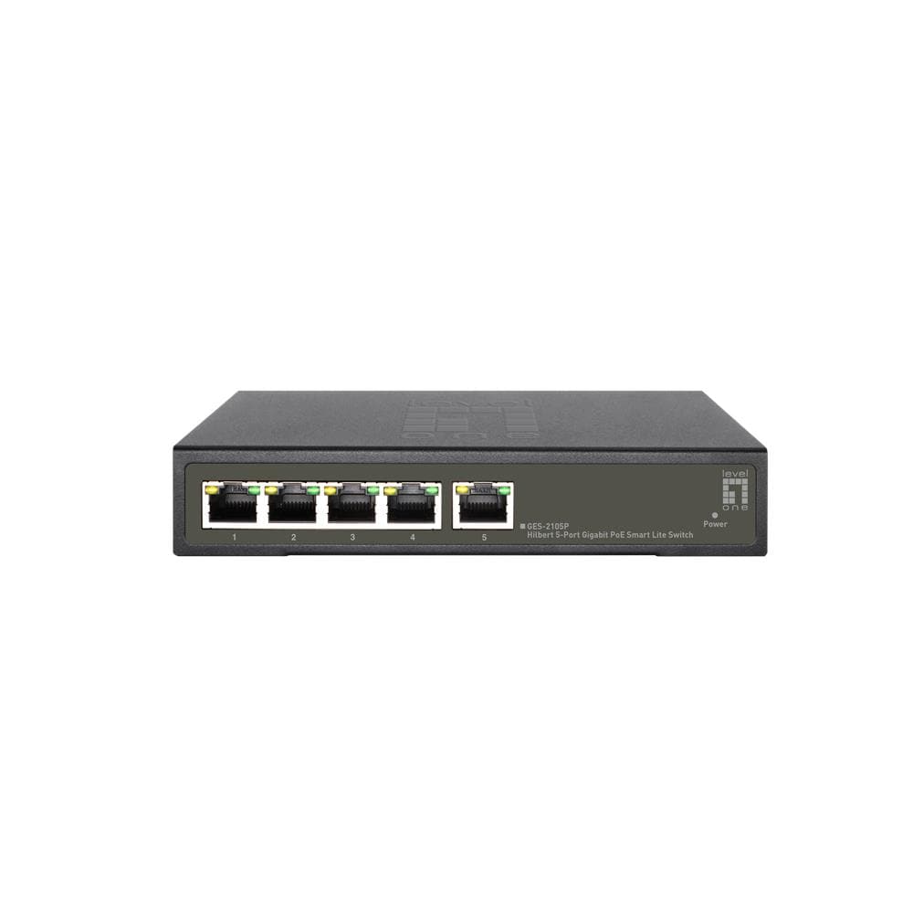 GES-2105P switch di rete Gestito L2 Gigabit Ethernet (10/100/1000) Supporto Power over Ethernet (PoE) Nero - Foto 1