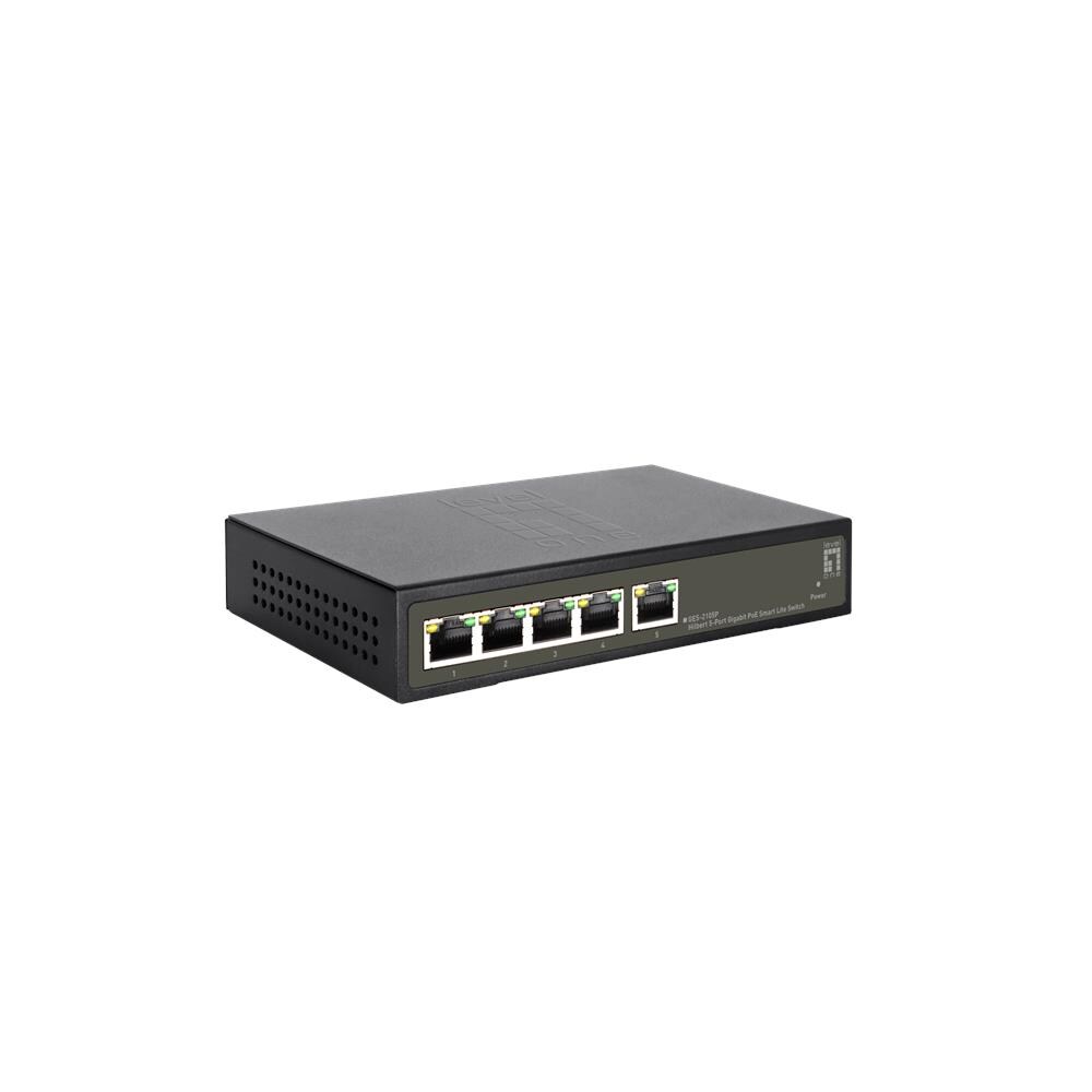GES-2105P switch di rete Gestito L2 Gigabit Ethernet (10/100/1000) Supporto Power over Ethernet (PoE) Nero - Foto 4