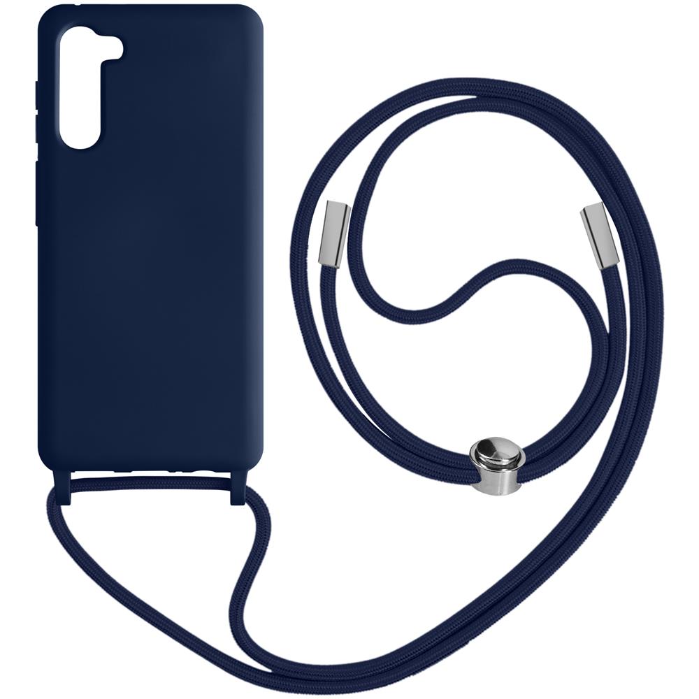 Cover Cordino Per Samsung Galaxy S23 Plus Collana / Tracolla 80 Cm Blu - Foto 1