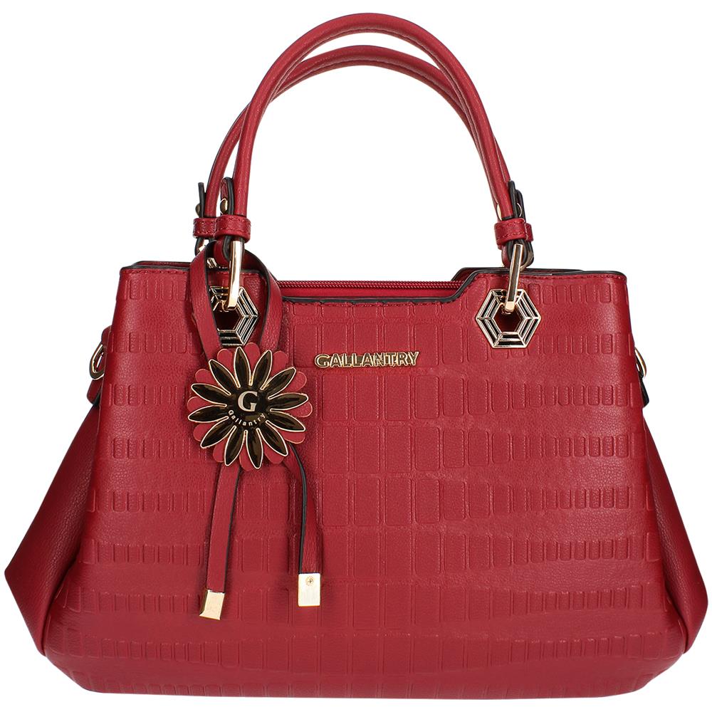 Borsa Di Forma Geometrica - Paris - Margherita Rossa - Foto 1