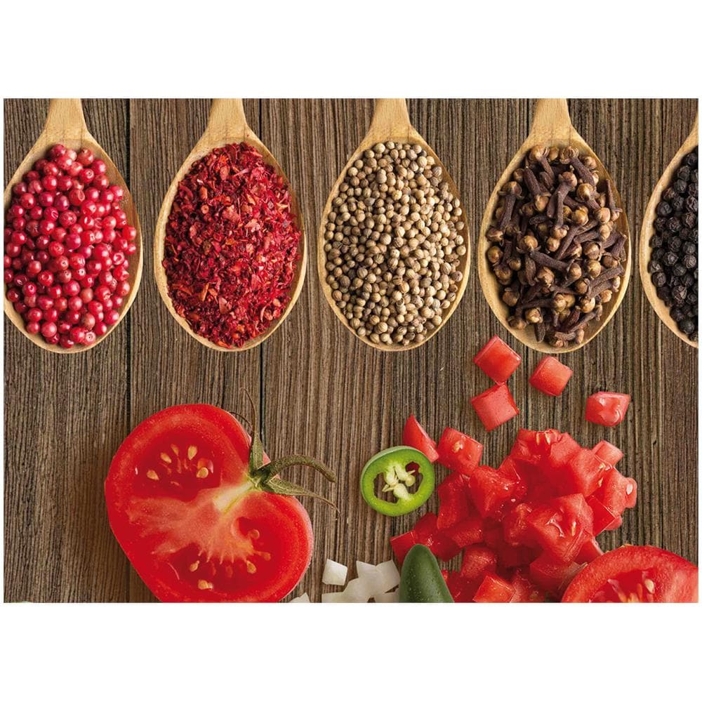 Tappeto Passatoia Cucina Digitale Antimacchia Antiscivolo Cucchiaio Spezie 50x100 Cucchiaio - Foto 2