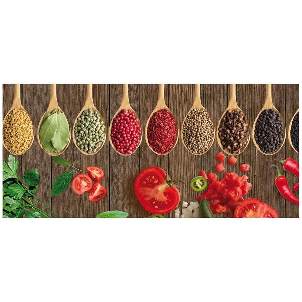 Tappeto Passatoia Cucina Digitale Antimacchia Antiscivolo Cucchiaio Spezie 50x100 Cucchiaio - Foto 1