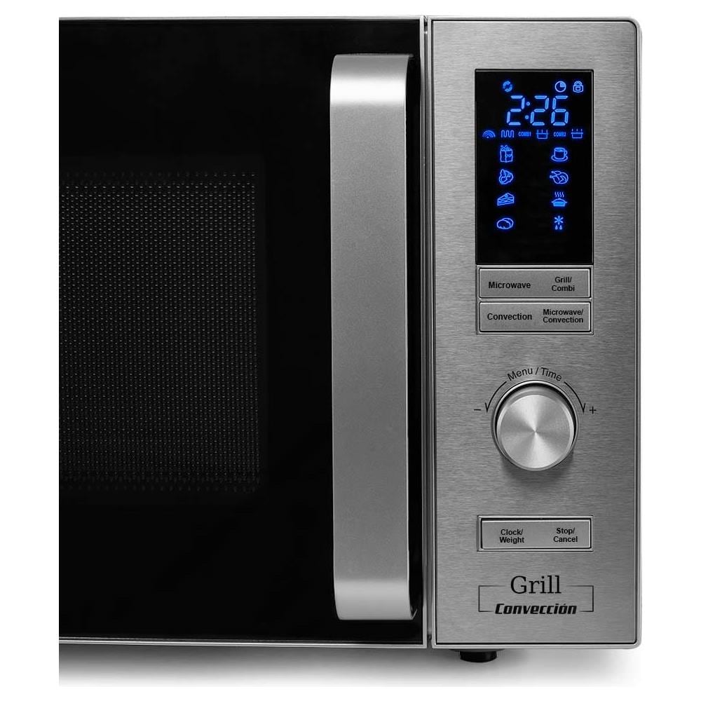 MIG 2528 CO Forno Microonde con Grill Capacità 25 Litri Potenza 900 Watt Colore Acciaio Inox - Foto 2