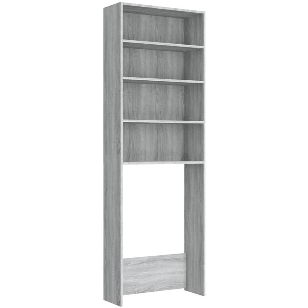 Mobile per Lavatrice Grigio Sonoma 64x24x190 cm - Foto 1