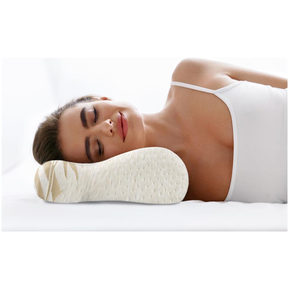 Cuscino in bambù termoplastico AIO FACTORY 50x30 cm - Ortopedico, Memory Foam - Foto 1