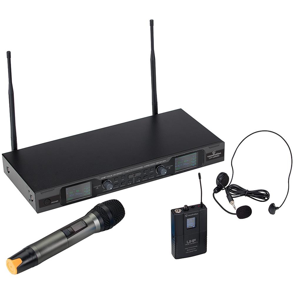 Radiomic. True Diversity Uhf Doppio Wf-u2600hp 1 Tx Mano, 1 Tasc+headset 630-660mhz - Foto 1
