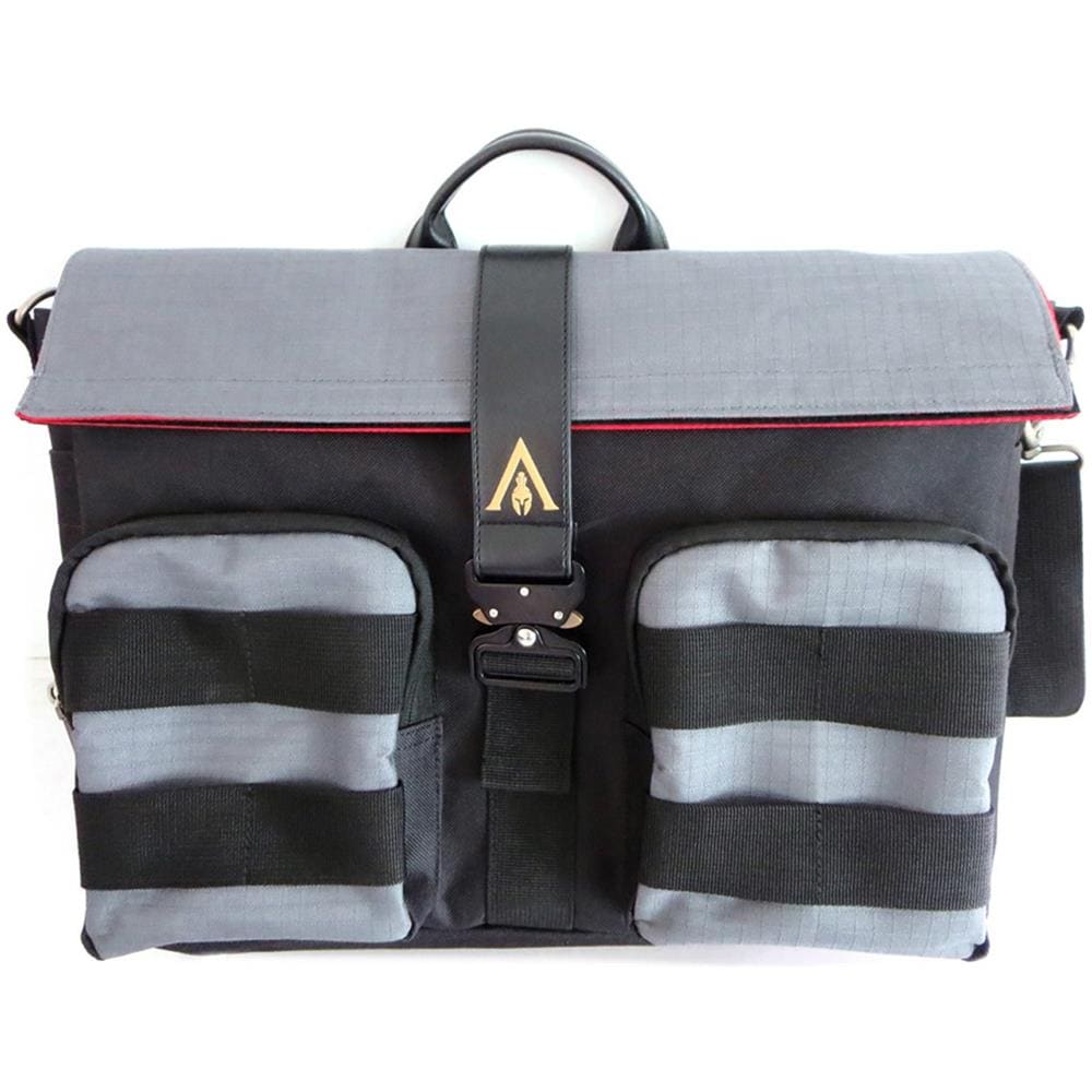 Borsa Messenger Odyssey Washed Look With Coloured Webbing Grigio (default, Grigio) - Foto 1