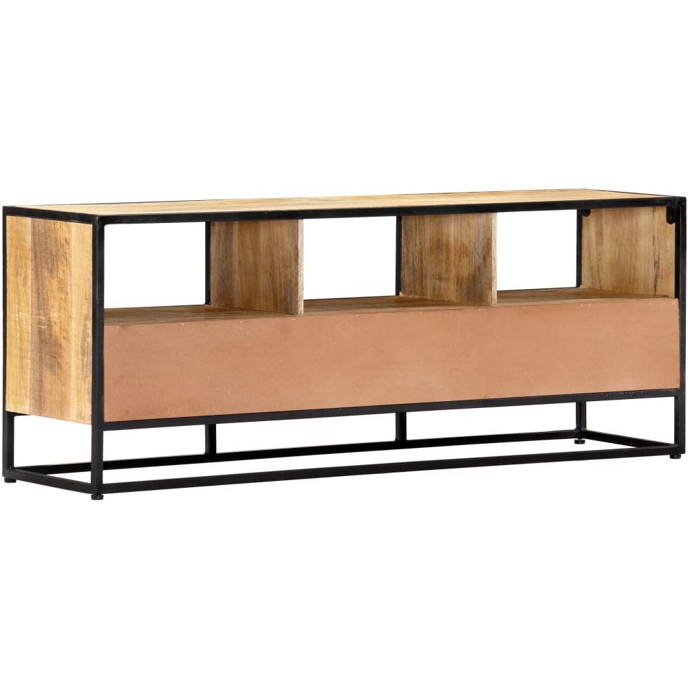 Mobile Porta Tv 120x30x45 Cm In Legno Massello Di Mango - Foto 10