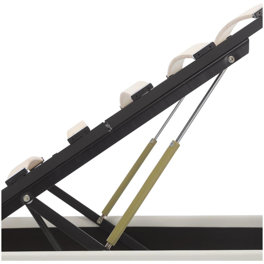 Giroletto Contenitore Idraulico LED Bianco Similpelle 120x200cm - Foto 15